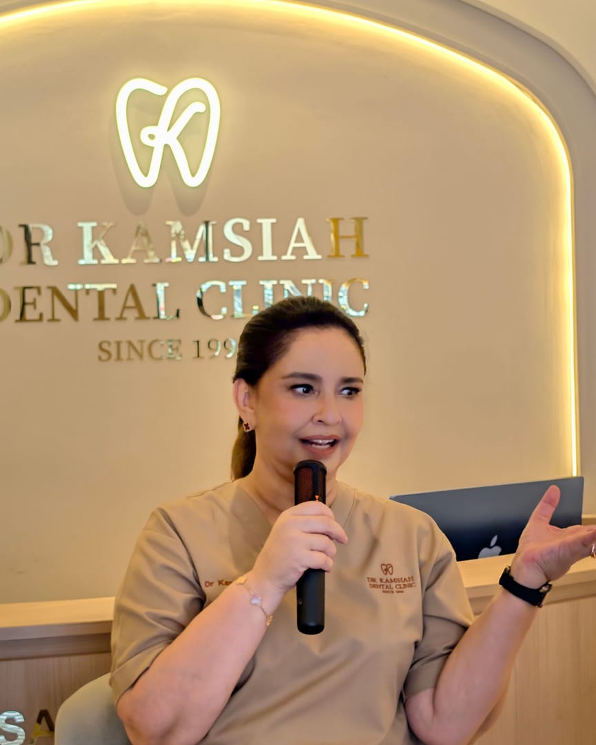Portrait of Dr Kamsiah, prosthodontist